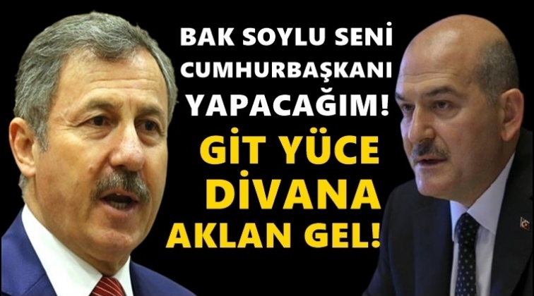 &Ouml;zdağ'dan Soylu'ya: Seni Cumhurbaşkanı yapacağım!