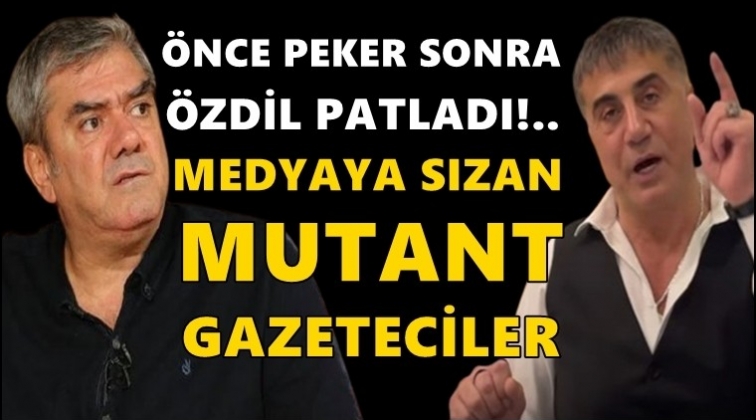 &Ouml;zdil: Medyaya rutubet gibi sızan mutant gazeteciler!