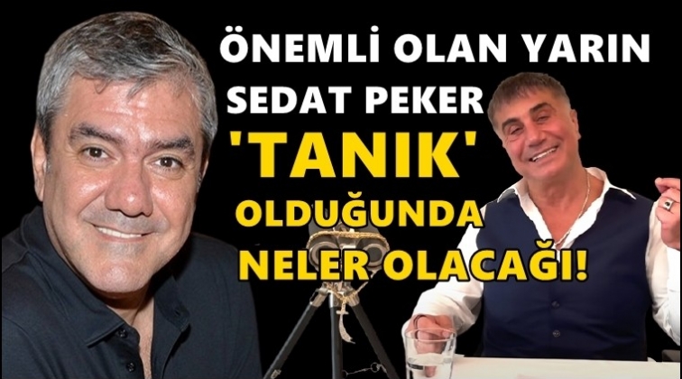 &Ouml;zdil: &Ouml;nemli olan Peker 'tanık' olunca neler olacağı!