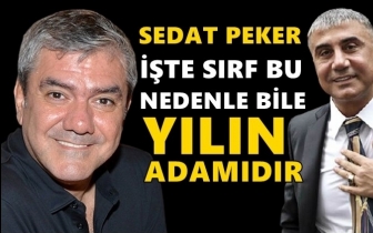Özdil: Sedat Peker bu nedenle bile yılın adamıdır