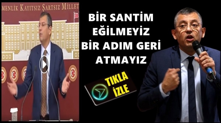 &Ouml;zel: Bir santim eğilmeyiz!