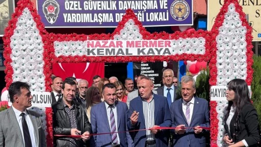 Özel Güvenlik Dayanışma ve Yardımlaşma Derneği Lokali açıldı