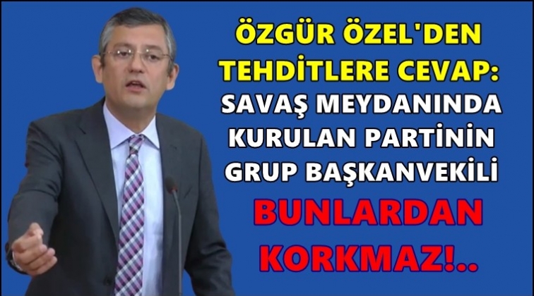 &Ouml;zel: Korkarsak bu g&ouml;revi yapamayız!