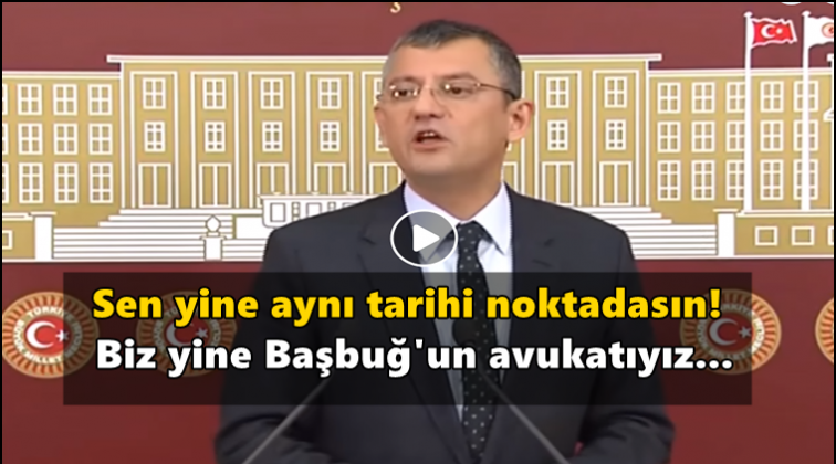 &Ouml;zel: Sen yine aynı tarihi noktadasın!