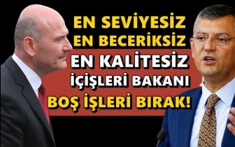&Ouml;zel'den Soylu'ya: En seviyesiz, en beceriksiz...