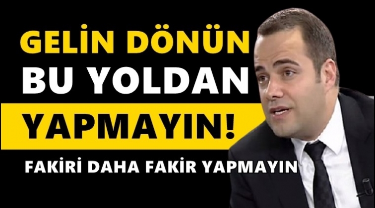 &Ouml;zg&uuml;r Demirtaş: Gelin d&ouml;n&uuml;n bu yoldan, yapmayın!