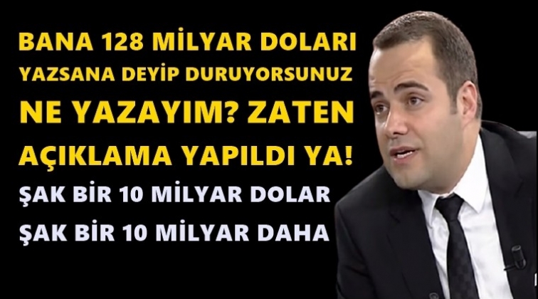 &Ouml;zg&uuml;r Demirtaş'tan '128 milyar dolar' a&ccedil;ıklaması