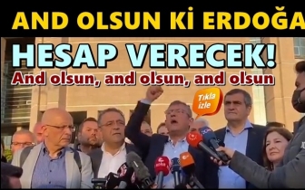&Ouml;zg&uuml;r &Ouml;zel: And olsun ki Erdoğan hesap verecek