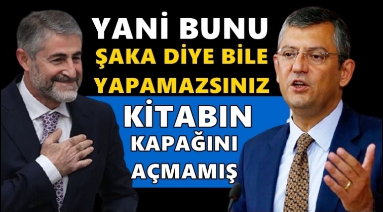 &Ouml;zg&uuml;r &Ouml;zel: Bunu şaka diye bile yapamazsınız!