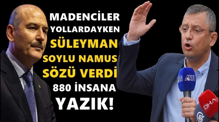 &Ouml;zg&uuml;r &Ouml;zel: Soylu 'Namus s&ouml;z&uuml; veriyorum' dedi...