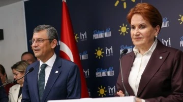 Özgür Özel ve Meral Akşener'den 'ittifak' açıklaması