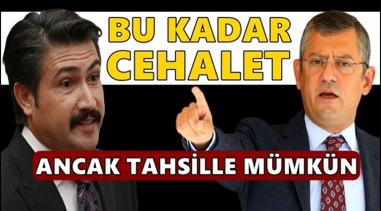 Özgür Özel'den AKP'li Özkan'a sert yanıt!