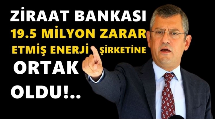&Ouml;zg&uuml;r &Ouml;zel'den &ccedil;ok konuşulacak Ziraat Bankası iddiası!