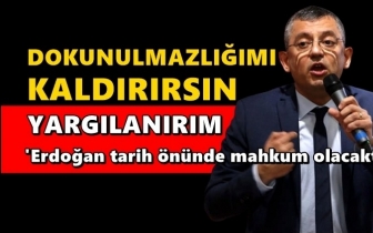 &Ouml;zg&uuml;r &Ouml;zel&rsquo;den Erdoğan&rsquo;a yanıt...