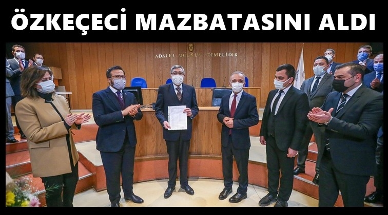 &Ouml;zke&ccedil;eci mazbatasını aldı