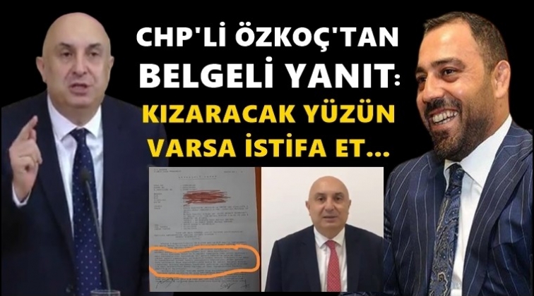 &Ouml;zko&ccedil; Yerlikaya'ya belgeyle yanıt verdi...