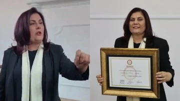 Özlem Çerçioğlu'na mazbatası yemekhanede verildi!