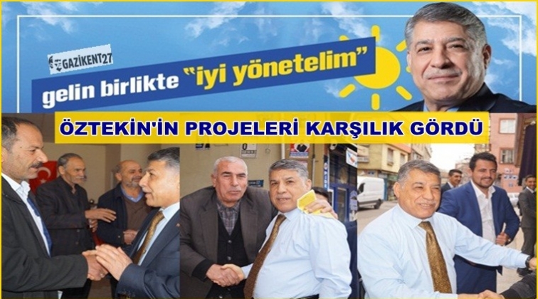 &Ouml;ztekin'in, hayatı kolaylaştırıcı projeleri destek g&ouml;r&uuml;yor