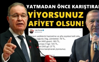 &Ouml;ztrak, Erdoğan'ın yediklerinin hesabını yaptı!