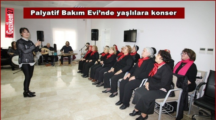Palyatif Bakım Evi&rsquo;nde yaşlılara konser