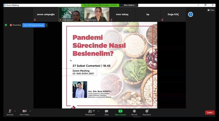 Pandemi s&uuml;recinde nasıl beslenelim?