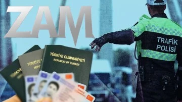 Pasaport harcı, ehliyet, trafik cezasına yüzde 60 zam geliyor!