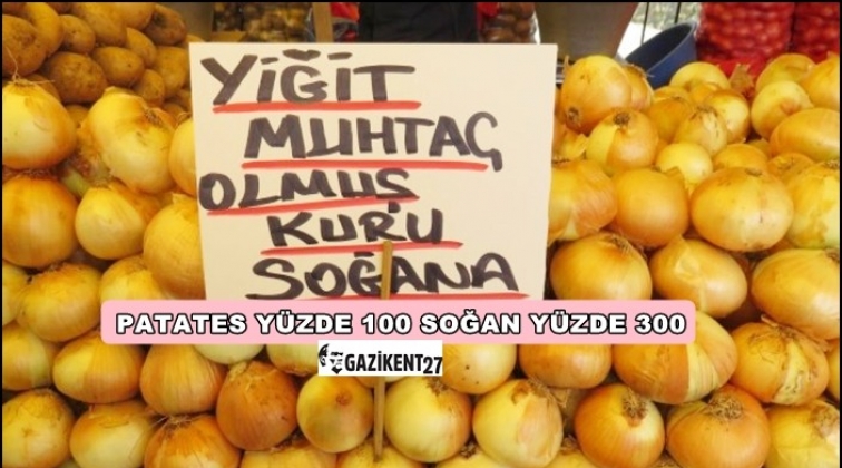 Patates ve soğan doları geçti