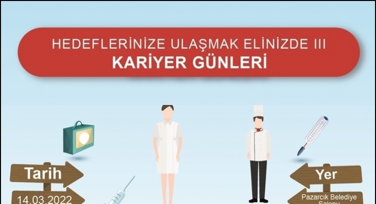 Pazarcık&rsquo;ta kariyer g&uuml;n&uuml;...