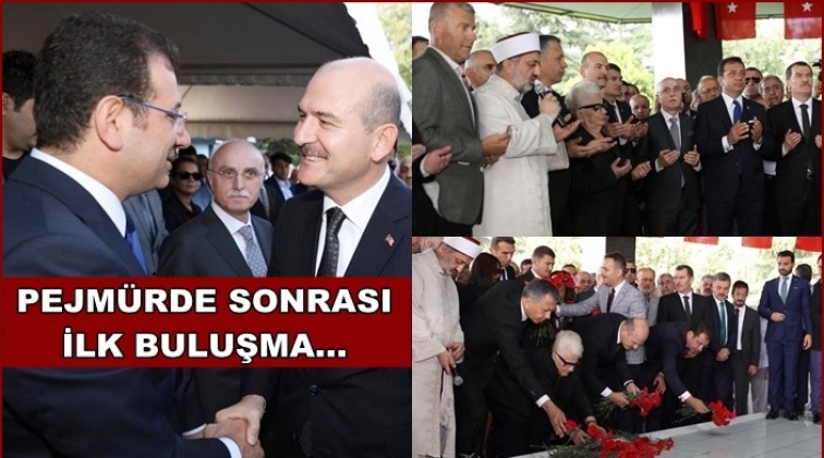 Pejm&uuml;rde sonrası ilk buluşma...