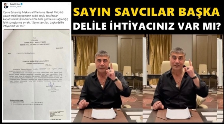 Peker belge paylaştı: Başka delile ihtiyacınız var mı?