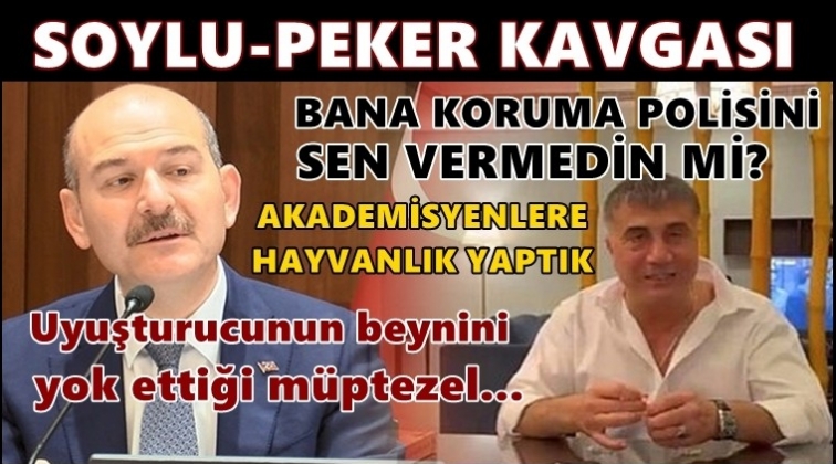 Peker bu kez Soylu'yu hedef aldı! Soylu'dan cevap...