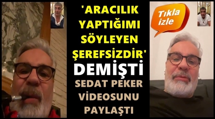 Peker, Hadi &Ouml;zışık ile g&ouml;r&uuml;şme videosunu paylaştı