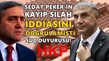 Peker'in iddiasını doğrulayan isme su&ccedil; duyurusu