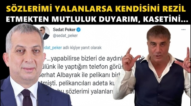 Peker: Metin K&uuml;l&uuml;nk bu s&ouml;zlerimi yalanlarsa...