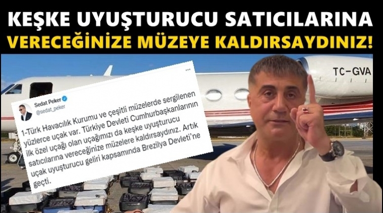 Peker'den Brezilya'daki T&uuml;rk u&ccedil;ağıyla ilgili paylaşım!