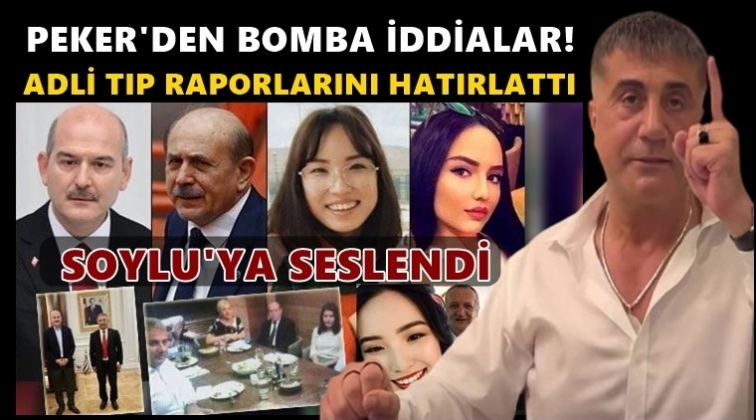 Peker'den cinayetlerle ilgili bomba iddialar!