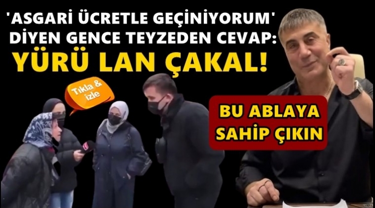 'Asgari &uuml;cretle ge&ccedil;iniyorum' diyen gence olay cevap!
