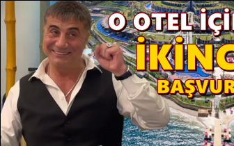 Peker'in g&uuml;ndeme getirdiği otel i&ccedil;in başvuru
