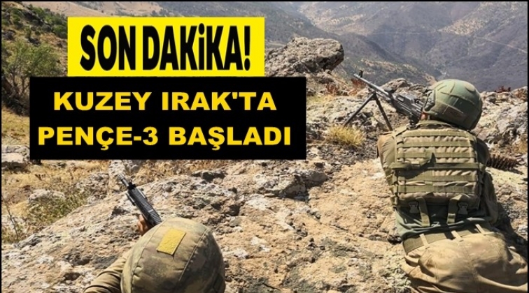 Pen&ccedil;e 3 Operasyonu başladı