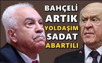Perin&ccedil;ek: Bah&ccedil;eli yoldaşım, SADAT abartılı...