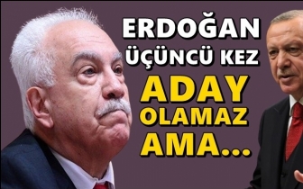 Perin&ccedil;ek: Erdoğan &uuml;&ccedil;&uuml;nc&uuml; kez aday olamaz ama...