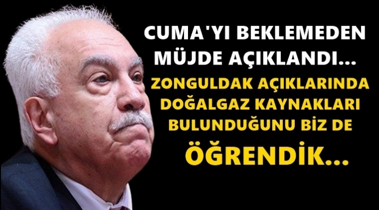 Perin&ccedil;ek: Zonguldak a&ccedil;ıklarında doğal gaz...