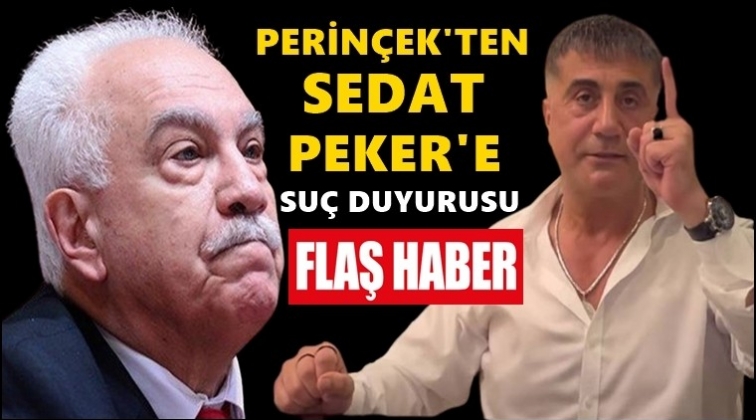 Perin&ccedil;ek&rsquo;ten Sedat Peker hakkında su&ccedil; duyurusu...