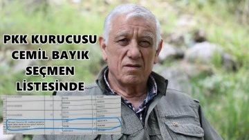 PKK kurucusunun ismi seçmen listesinde yer aldı