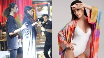 Podyumda sa&ccedil;ını kesti!