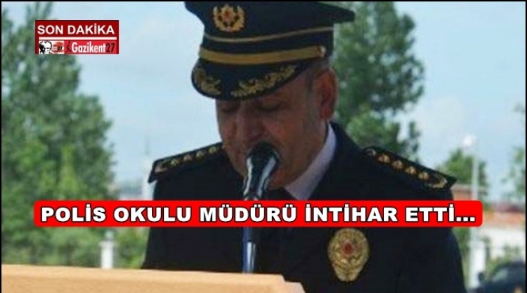 Polis müdürü makam odasında intihar etti