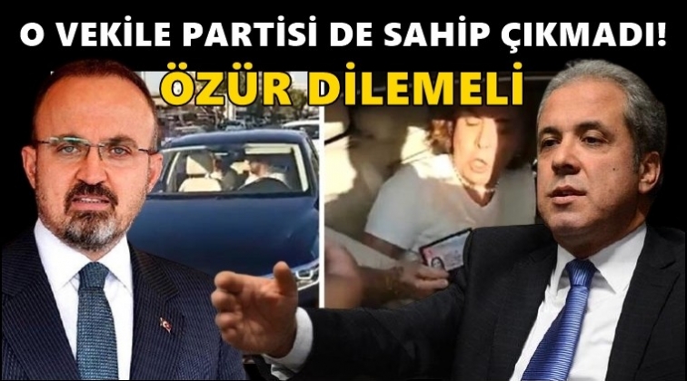 Polise hakaret eden AKP'liye partisi de sahip çıkmadı!