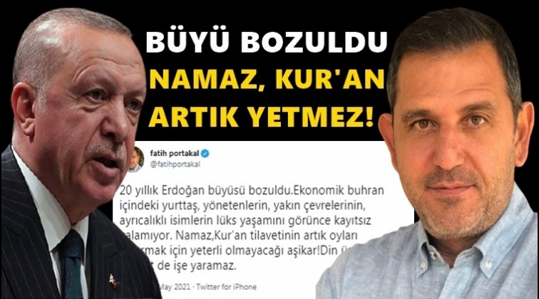 Portakal: 20 yıllık Erdoğan b&uuml;y&uuml;s&uuml; bozuldu...