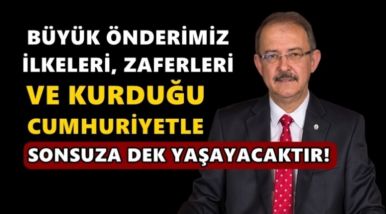 Prof. Dr. G&uuml;ner Dağlı'dan 10 Kasım mesajı...