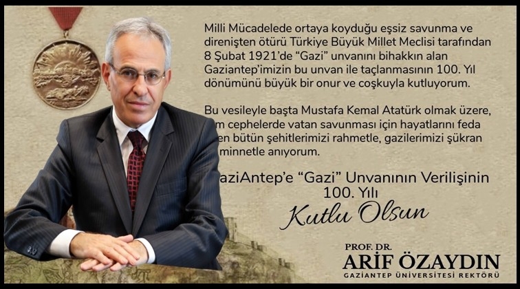 Prof. Dr. &Ouml;zaydın, 100. yıl d&ouml;n&uuml;m&uuml;n&uuml; kutladı